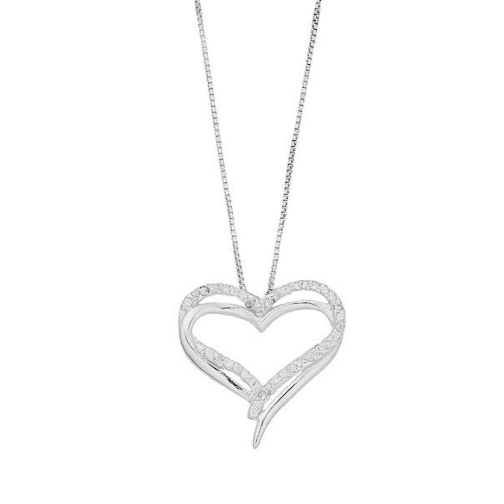 Sterling Silver/Cubic Zirconia Necklace